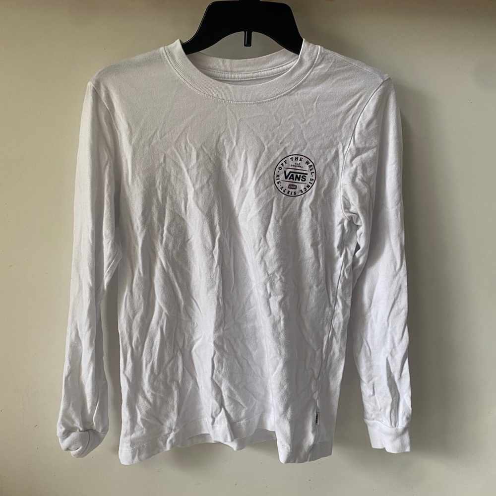 Vans White XS Long Sleeve Tshirt